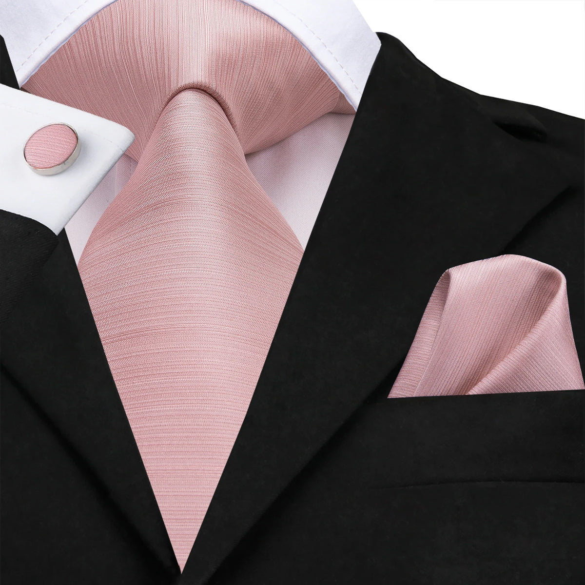 men's ties in soft pink, silk material, perfect for formal occasions