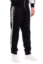 WEIV Men's Track Suit in Black with Stylish Side Stripes for Comfortable Activewear