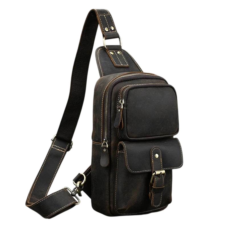 Men's Vintage Chest Bag for Stylish Travel Essentials