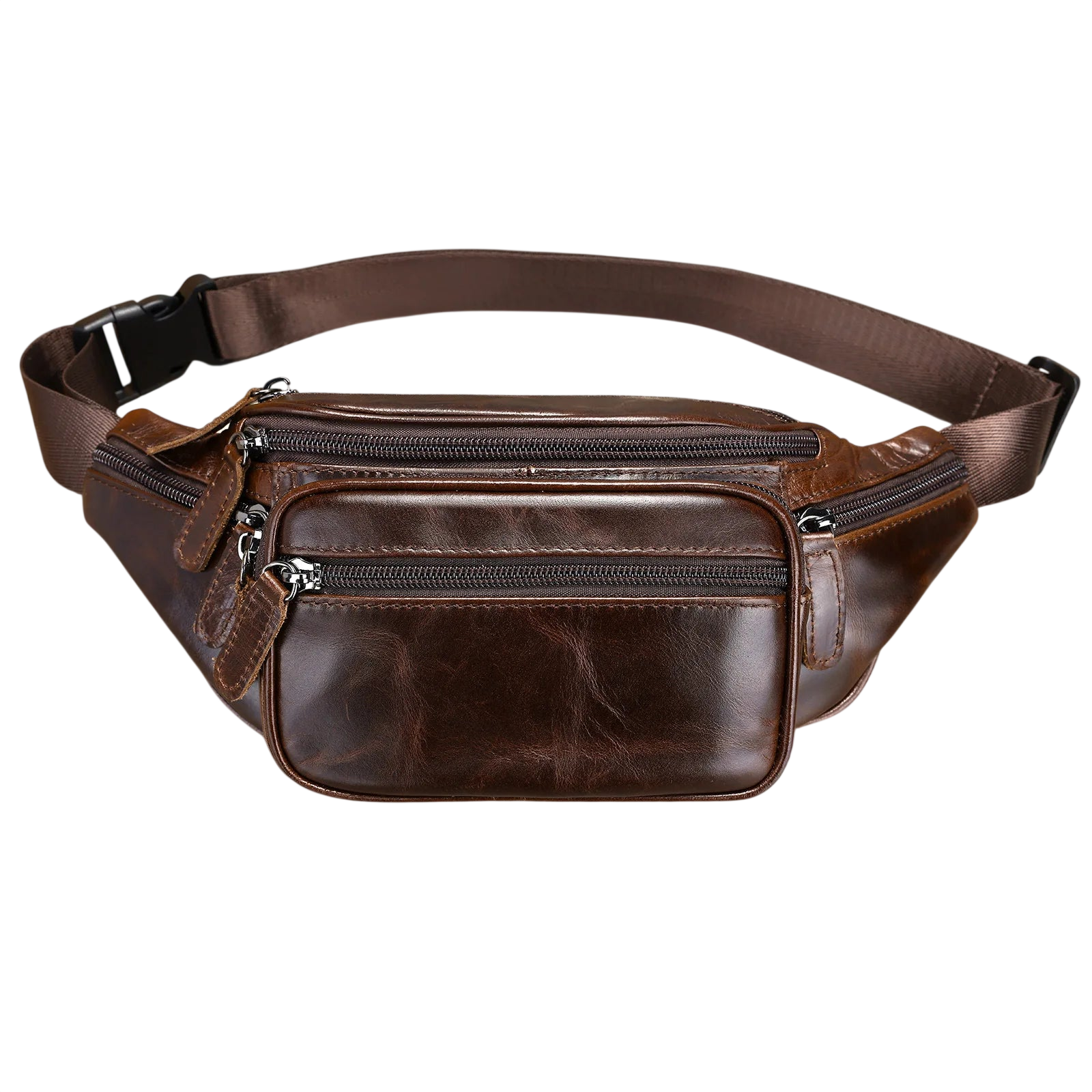 Men's Waist Bag with Multiple Pockets for Travel