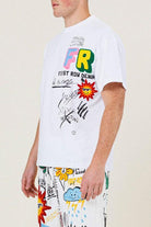 Men's Shirts - Tee's Mens White New Suns Graphic Tee Shirt