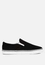 Men's canvas slip-on sneakers