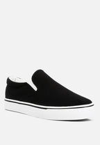 Men's canvas slip-on sneakers