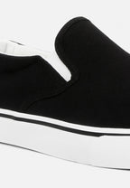 Men's canvas slip-on sneakers