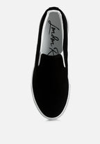 Men's canvas slip-on sneakers