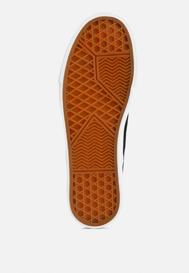 Men's canvas slip-on sneakers