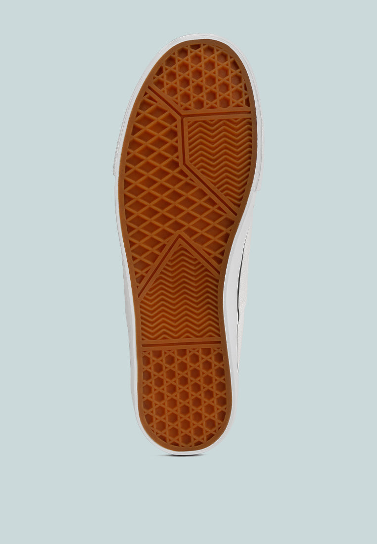 Men's canvas slip-on sneakers