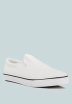 Men's canvas slip-on sneakers
