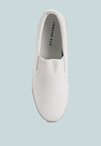 Men's canvas slip-on sneakers