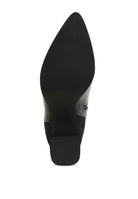 Sleek black mesh detail ankle boots for women featuring a pointed toe and comfortable sole