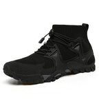VacationGrabs black mesh non-slip walking boots designed for comfort and stability during outdoor activities