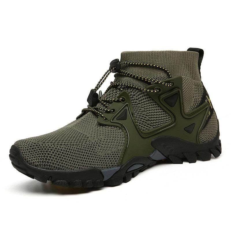 Mesh Casual Outdoor Walking Boots Sneakers Men Non-Slip - VacationGrabs