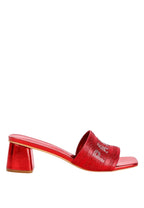 Messels Rhinestone Embellished Paris Sandals