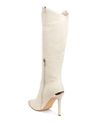 Rag Company women's metallic cap toe denim boots with a sleek design and stylish high heel