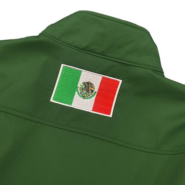 Men's Jackets Mexico Embroidered Soft Shell Jacket