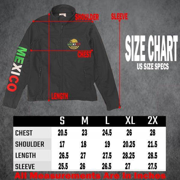 Soft Shell Jackets Mexico Embroidered - VacationGrabs
