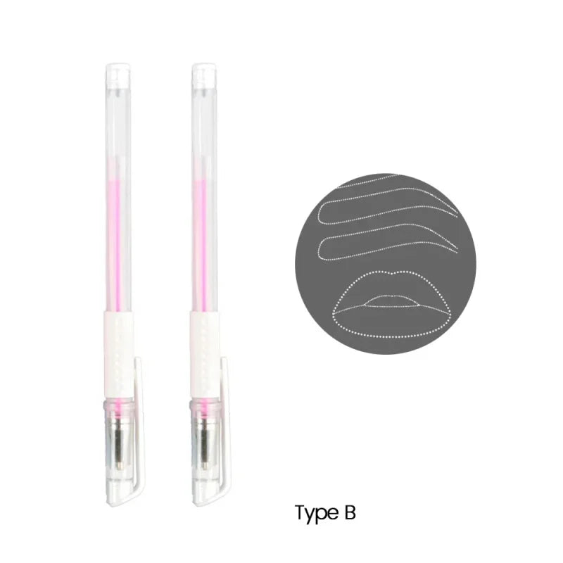 white surgical skin marker pen for microblading eyebrow mapping (photo 5 of 9)