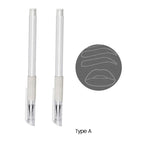 white surgical skin marker pen for microblading eyebrow mapping (photo 6 of 9)