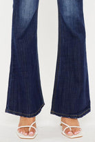 Women's Jeans Mid Rise Flare Jeans - Kc6102Loh