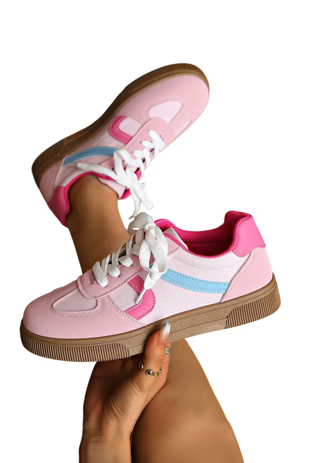 Mila Lace Up Flat Shoes