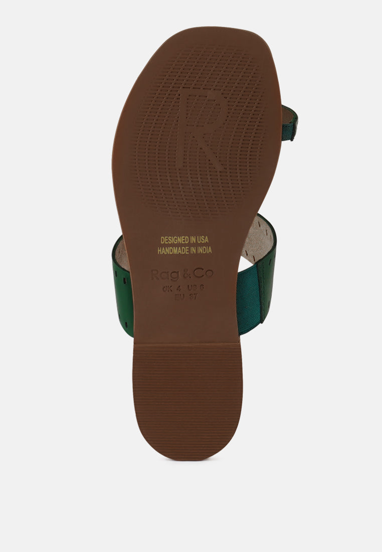 Mila Toe Ring Thong Slip Ons
