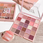 25-color milk tea eyeshadow palette with pearl shimmer shades (photo 6 of 10)
