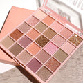 25-color milk tea eyeshadow palette with pearl shimmer shades (photo 9 of 10)