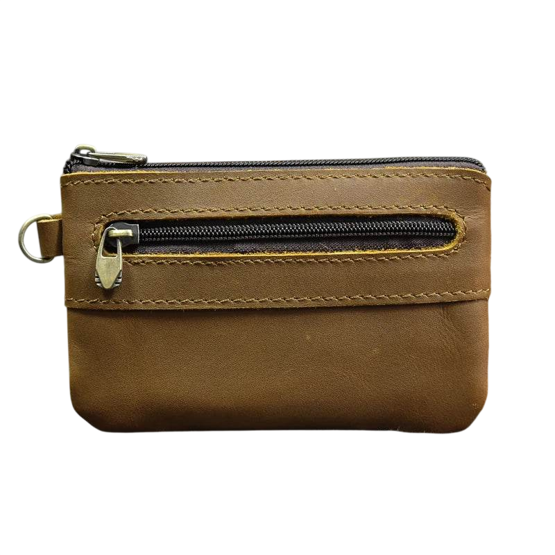 Mini Coin Purse Genuine Leather Real Leather Small Wallet