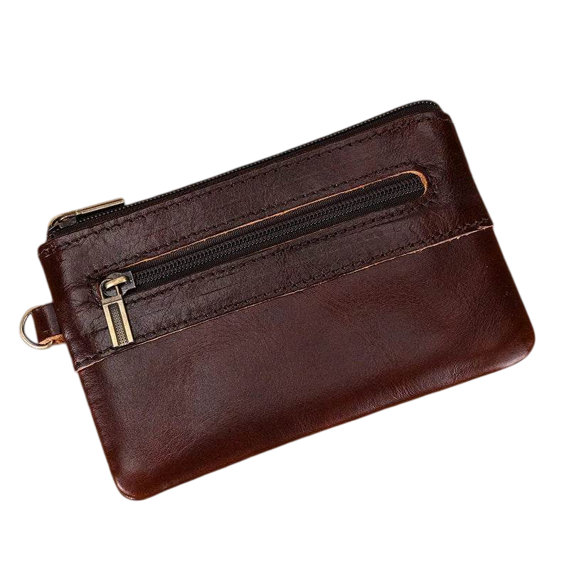 Mini Coin Purse Genuine Leather Real Leather Small Wallet