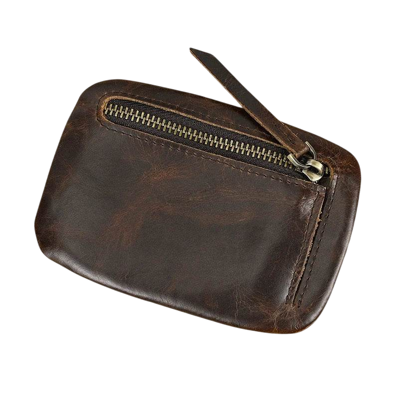 Mini Coin Purse Genuine Leather Real Leather Small Wallet