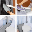 Mini ironing board heat resistant for easy garment steaming and ironing