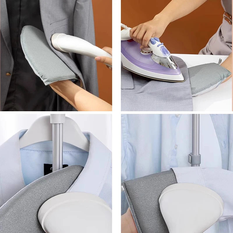 Mini ironing board heat resistant for easy garment steaming and ironing