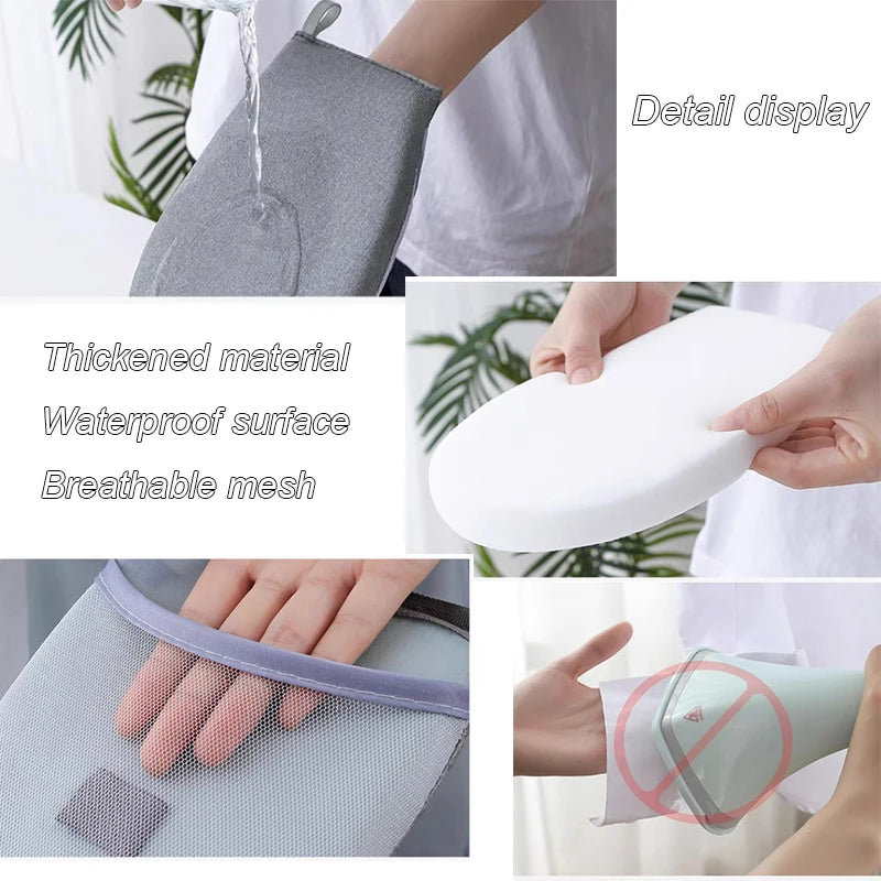 Mini ironing board heat resistant, thickened material for durability