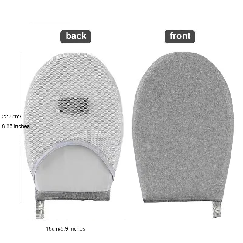 Gray mini ironing board heat resistant for easy wrinkle removal