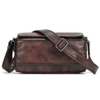 Brown mini leather crossbody bags for stylish hands-free use