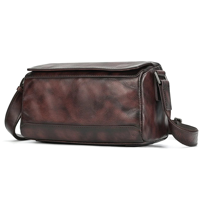 Brown mini leather crossbody bags for stylish daily use