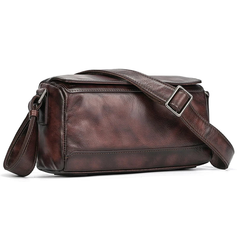 Brown mini leather crossbody bags for stylish everyday use