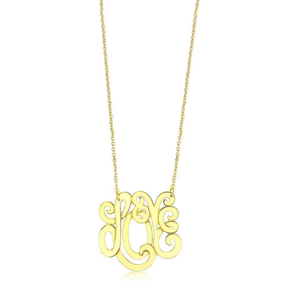 Gold minimalist fashion necklace with a stylish love pendant for everyday wear