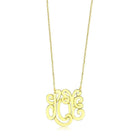 Gold minimalist fashion necklace with a stylish love pendant for everyday wear