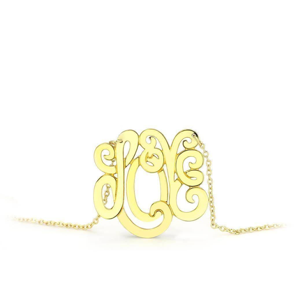Gold minimalist fashion necklace with a stylish LOVE pendant for a chic look