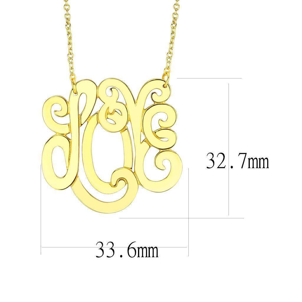 Gold minimalist fashion necklace with 'LOVE' pendant for stylish everyday wear