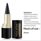 Waterproof creamy eyeliner pencil in black for long-lasting makeup