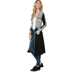 Mixed Tribal Maxi Cardigan Sweater