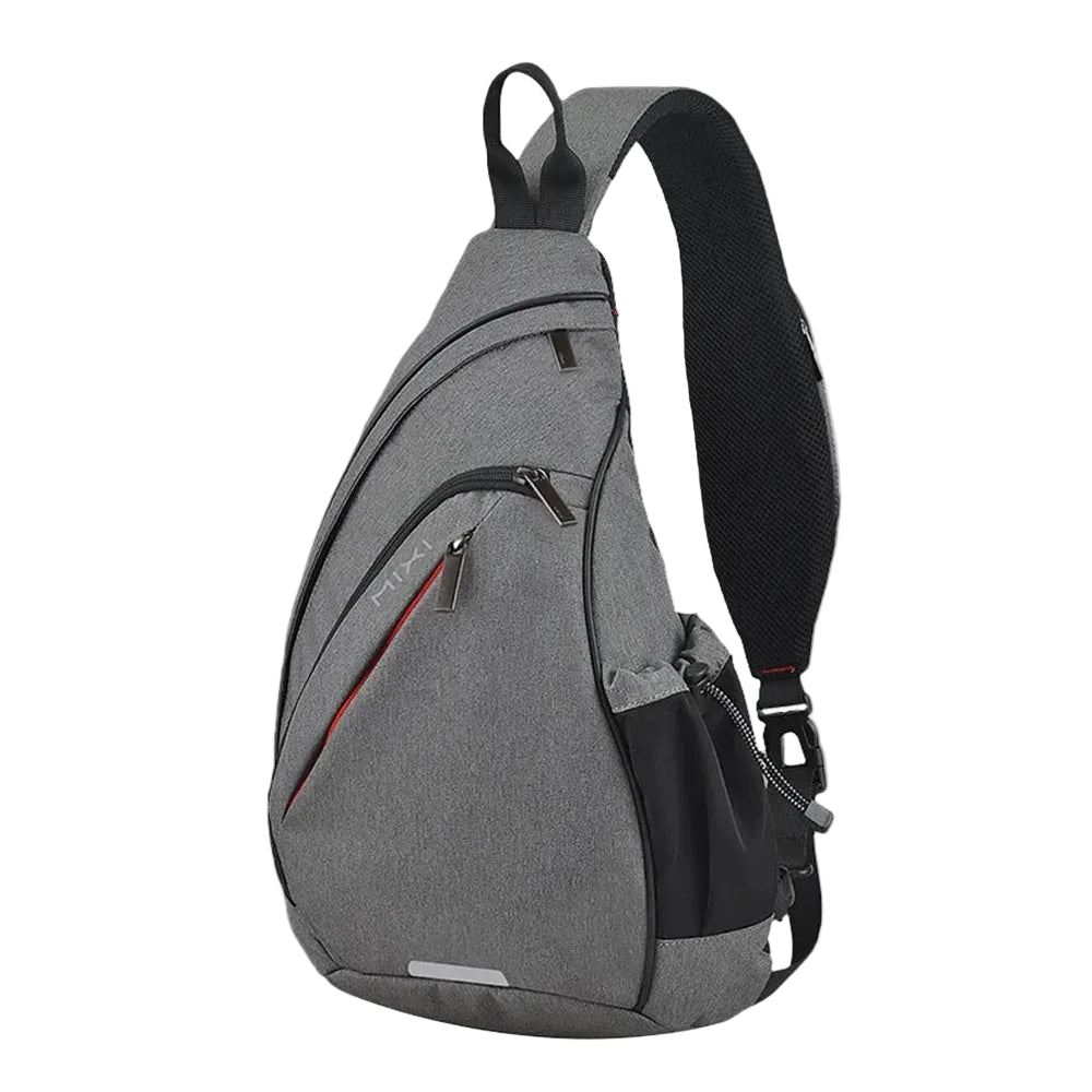 gray bag with sling, stylish and versatile for daily use