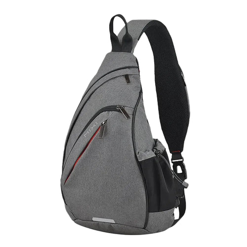 gray bag with sling, stylish and versatile for daily use