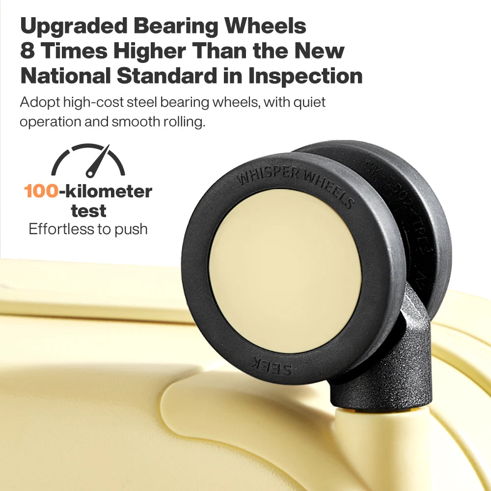 VacationGrabs best travel luggage carry-on with upgraded whisper wheels