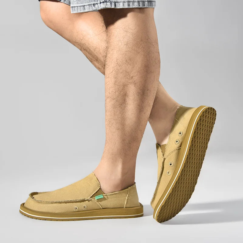 Men's tan comfortable shoes for casual everyday wear