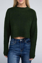 Women's Sweaters Mock Neck Pullover