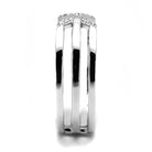 Stylish modern silver rings for vacation style featuring a sleek design and sparkling accents