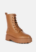 Bottines motardes en similicuir Molsh